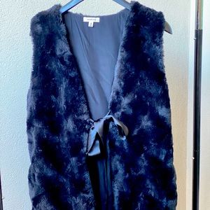 Max Studio Faux Fur Vest